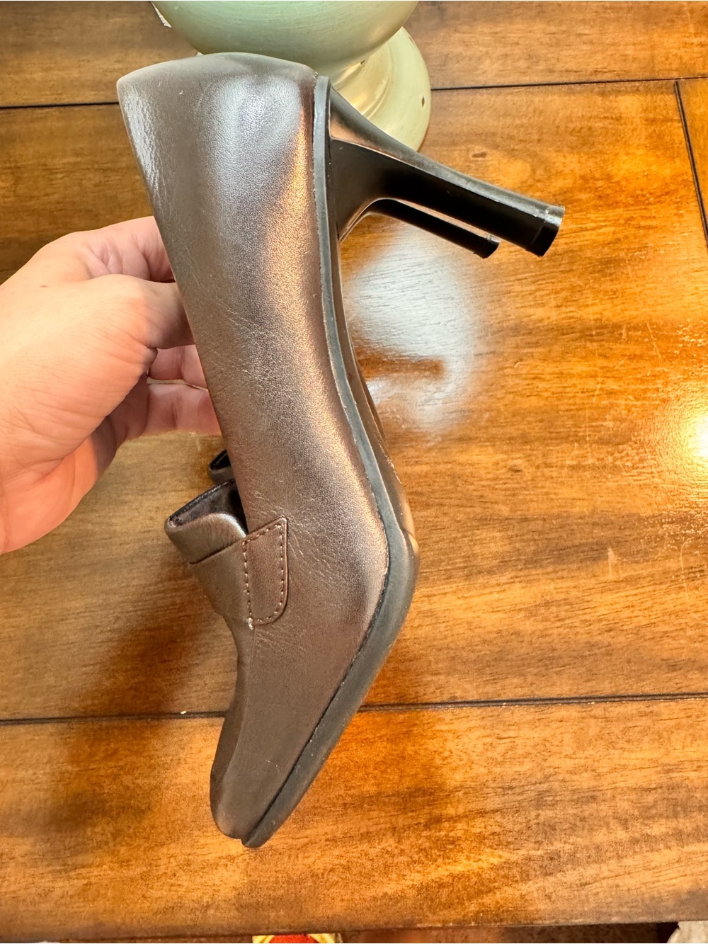 Apostrophe Dark Brown Leather Penny Loafers - Picture 5 of 5